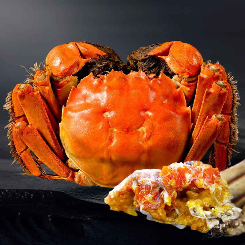 【公母活蟹】苏州精品大闸蟹公蟹4.2-4.0两母3.2-3.0两10只活蟹D