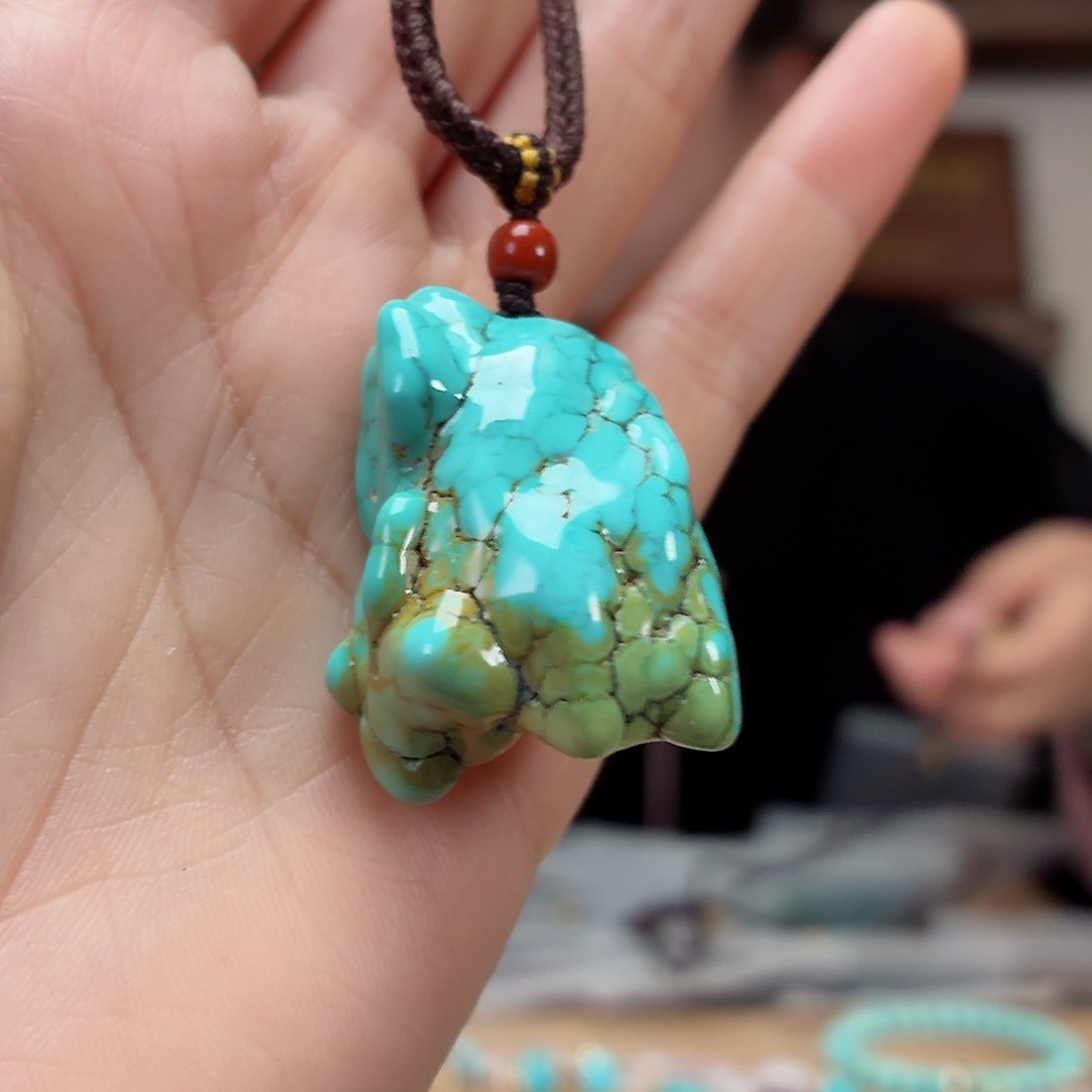 未镶嵌绿松石珠宝奇石-****屿