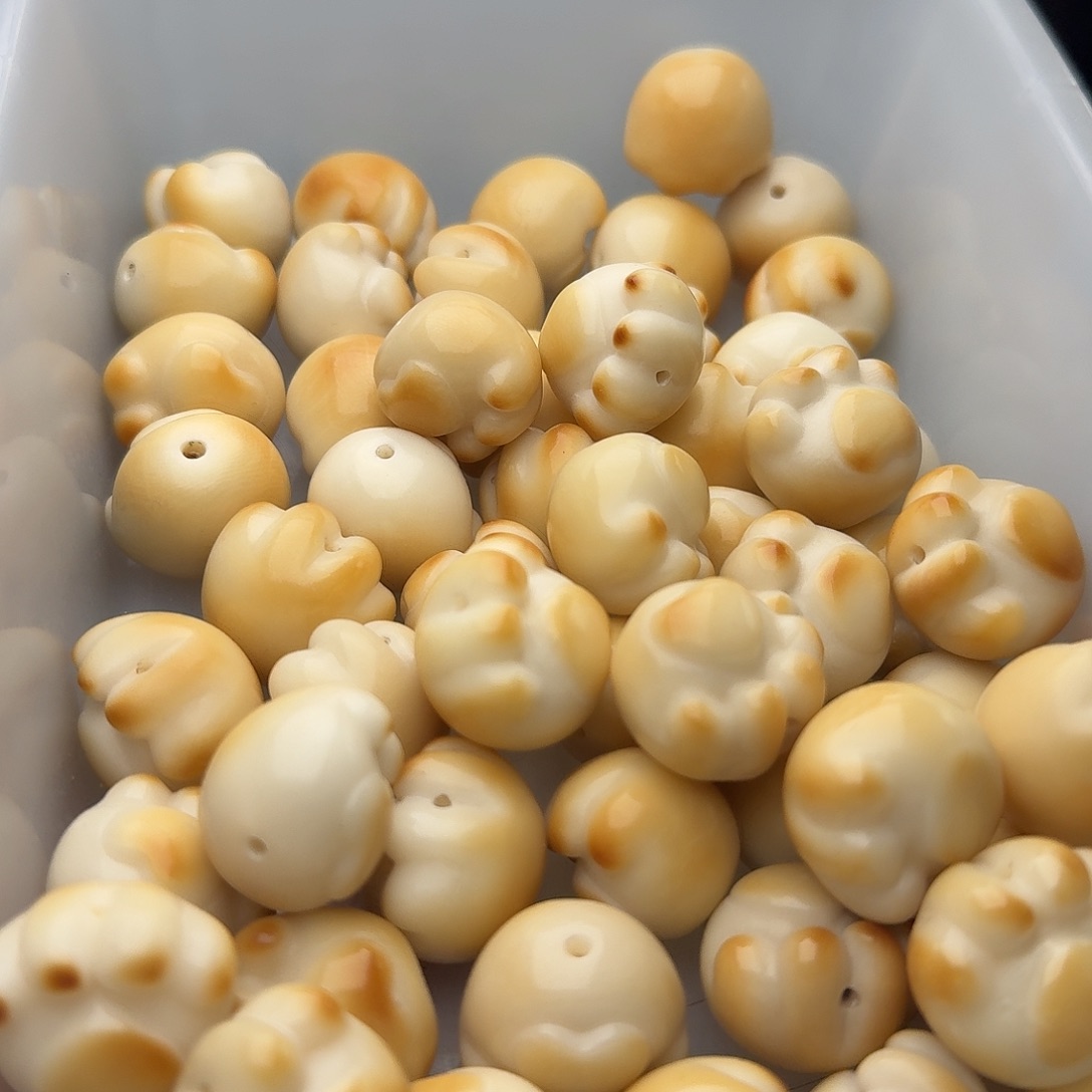 吊坠菩提根/象牙果3颗象牙果炭烧23爱心猫爪