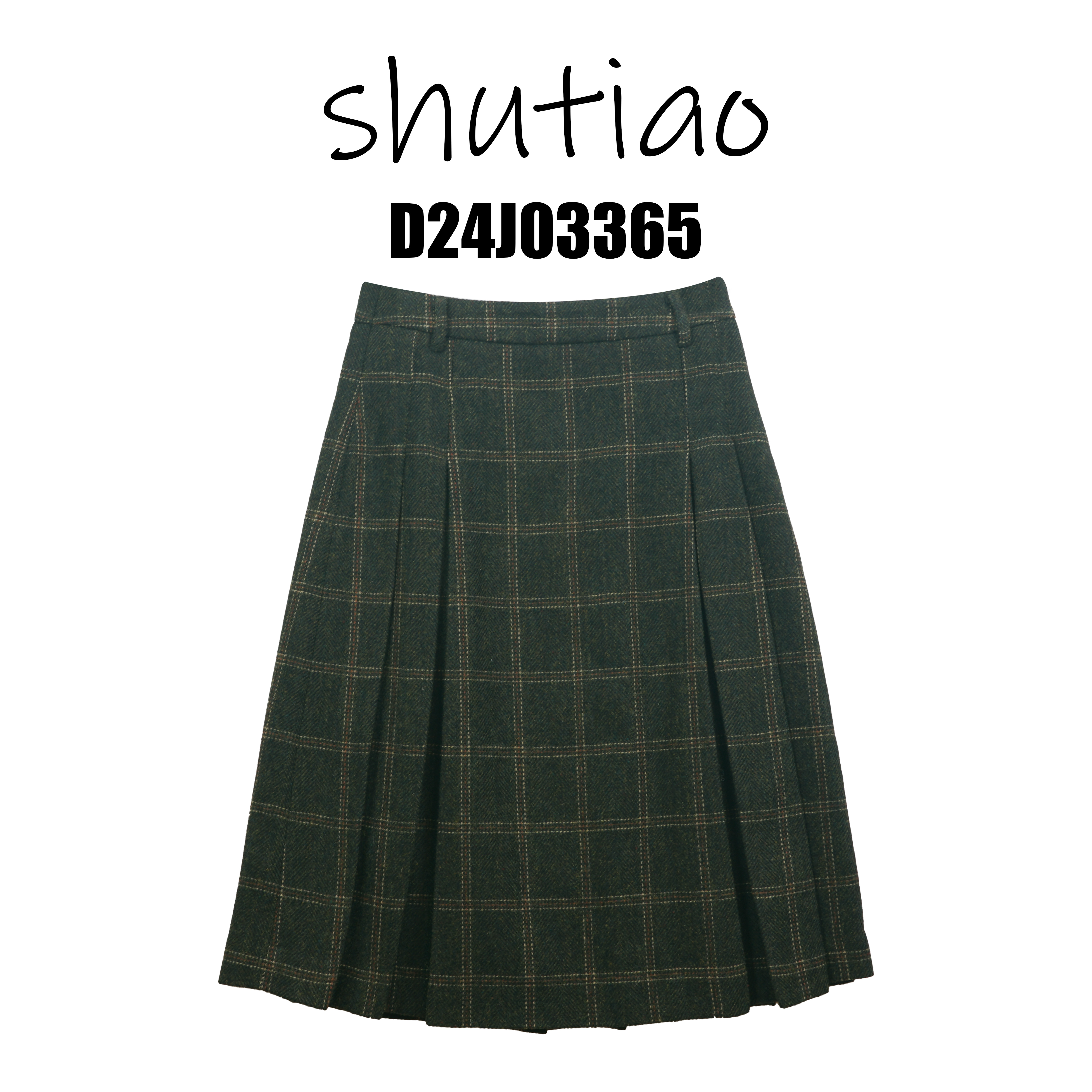 【SHUTIAO】2024秋冬：新款小众设计款裙子D24J03365