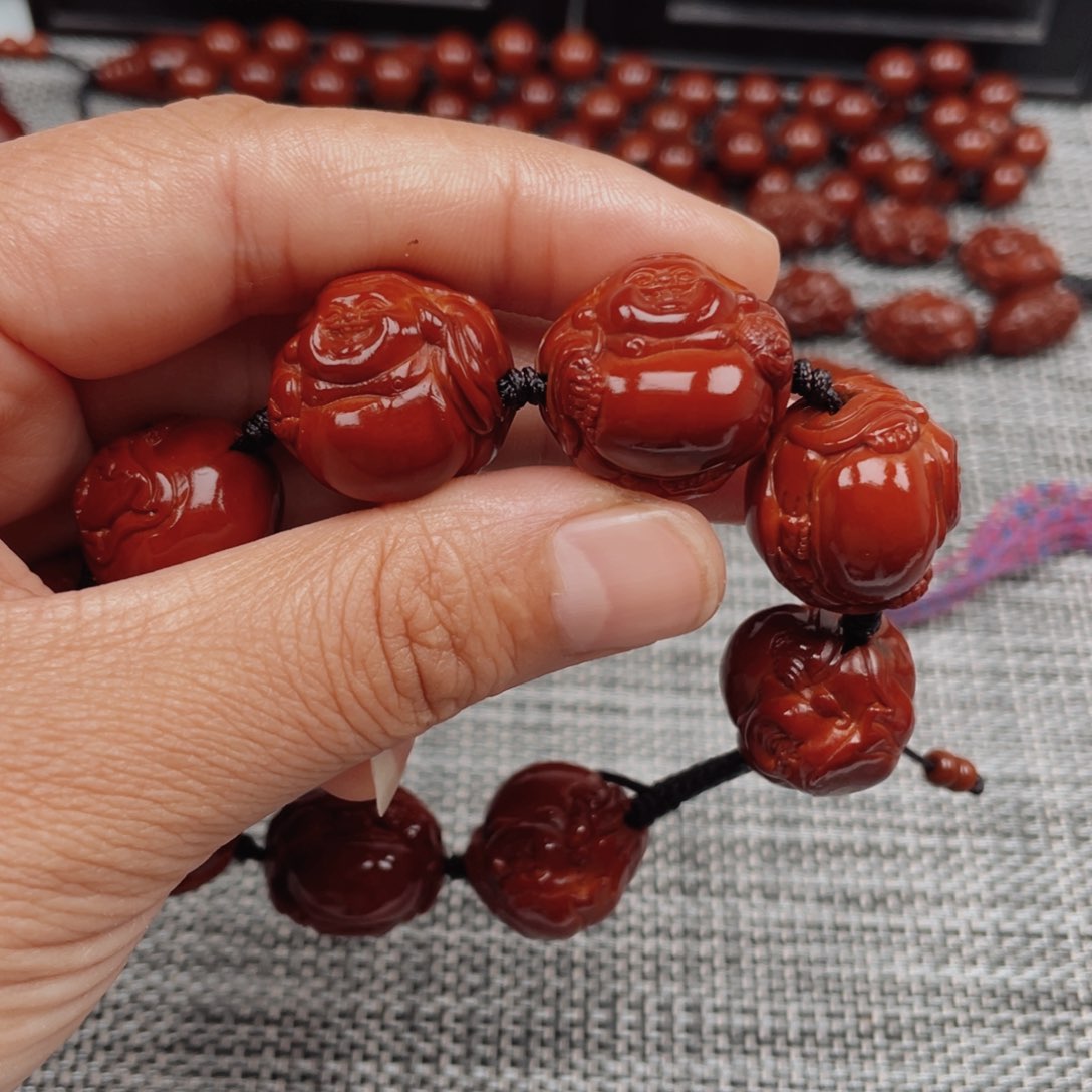 手串/手链橄榄核荷叶横财22