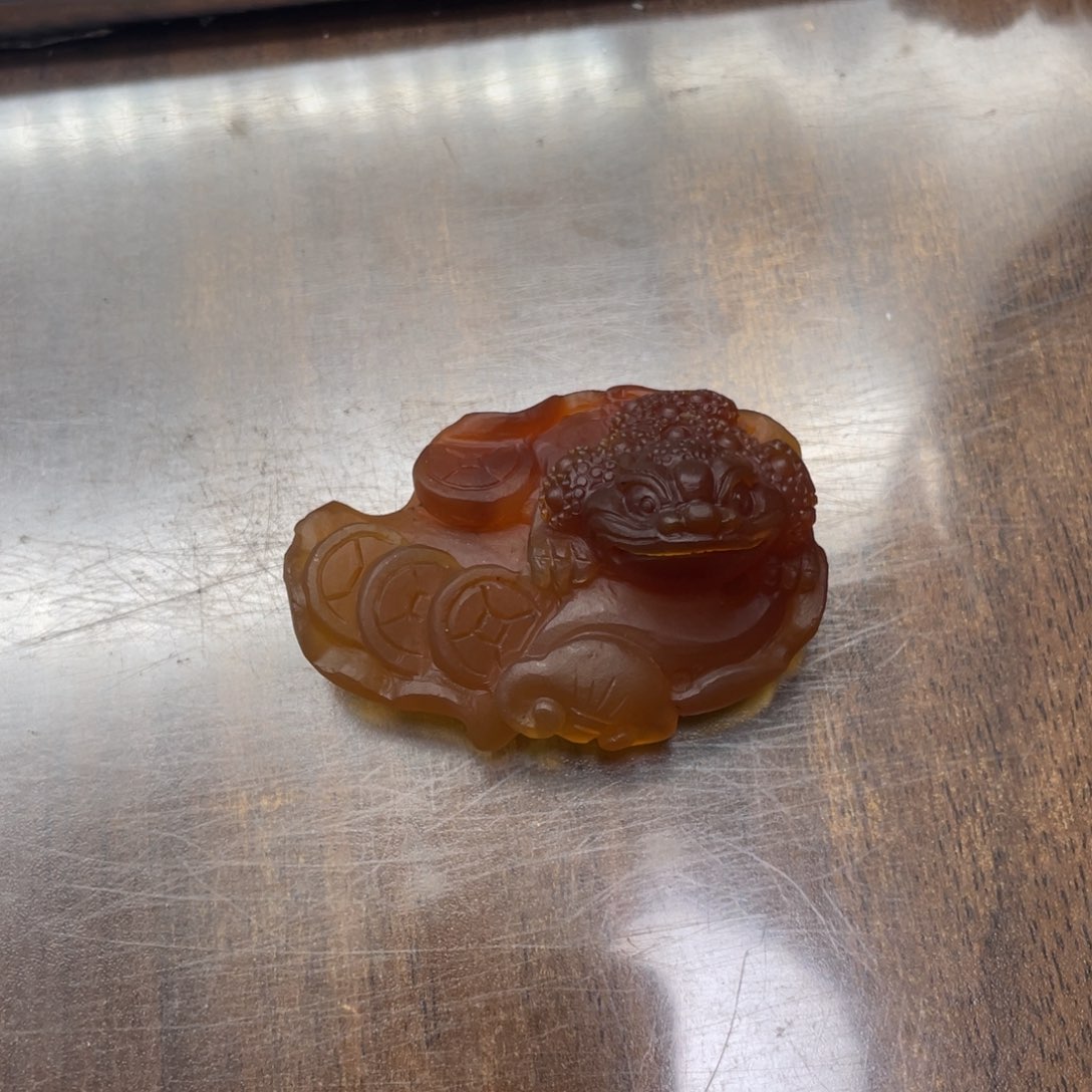 紫***来玛瑙/玉髓未镶嵌颈饰