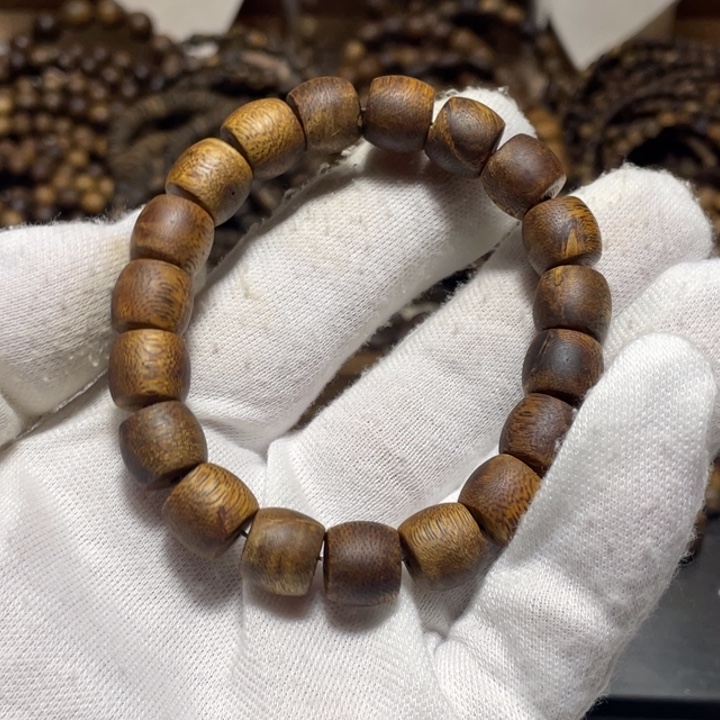 沉香碎屑沉香卡1.1鼓珠