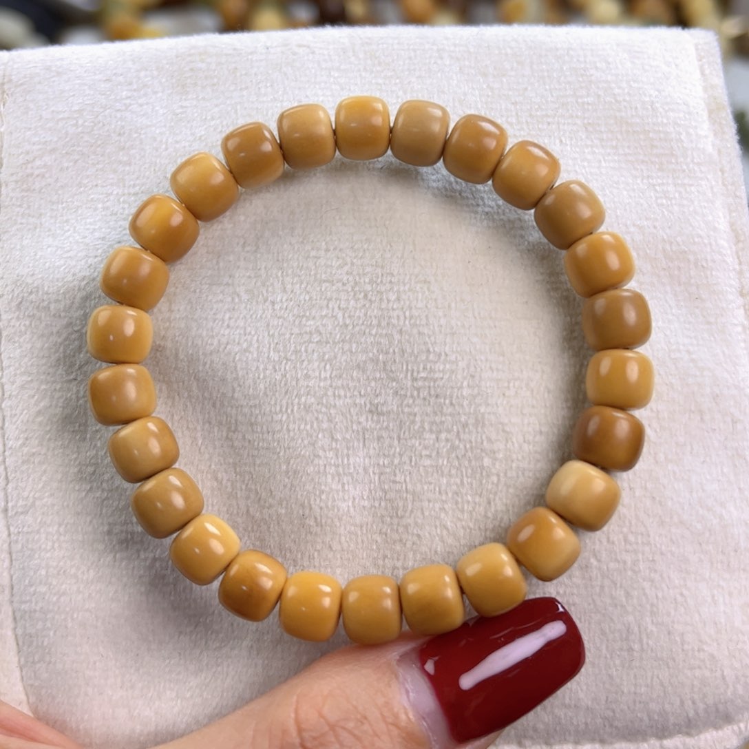 菩提根/象牙果手串白玉菩提