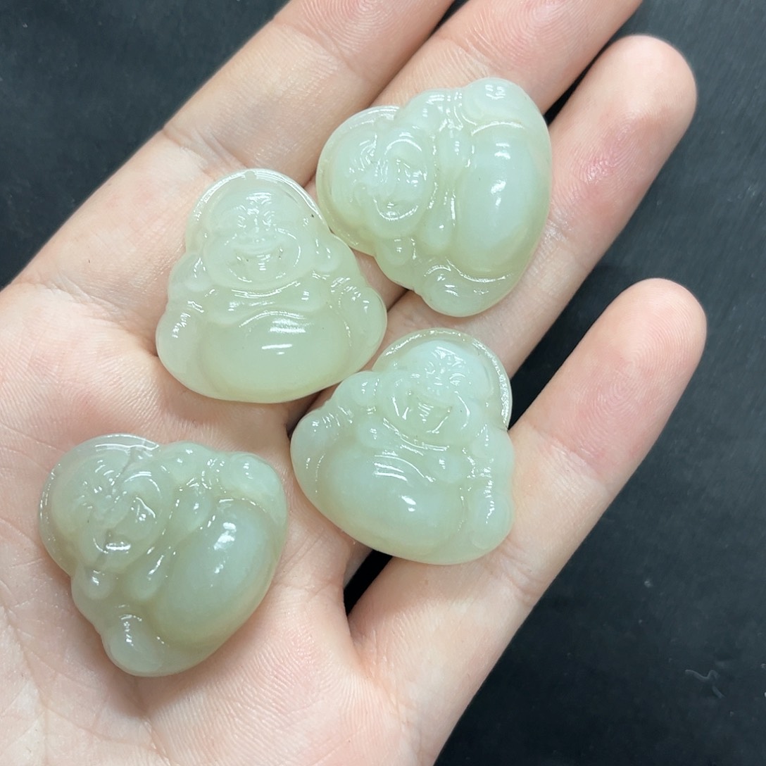 未镶嵌手链和田玉新疆且末钢板料佛公多样性发一