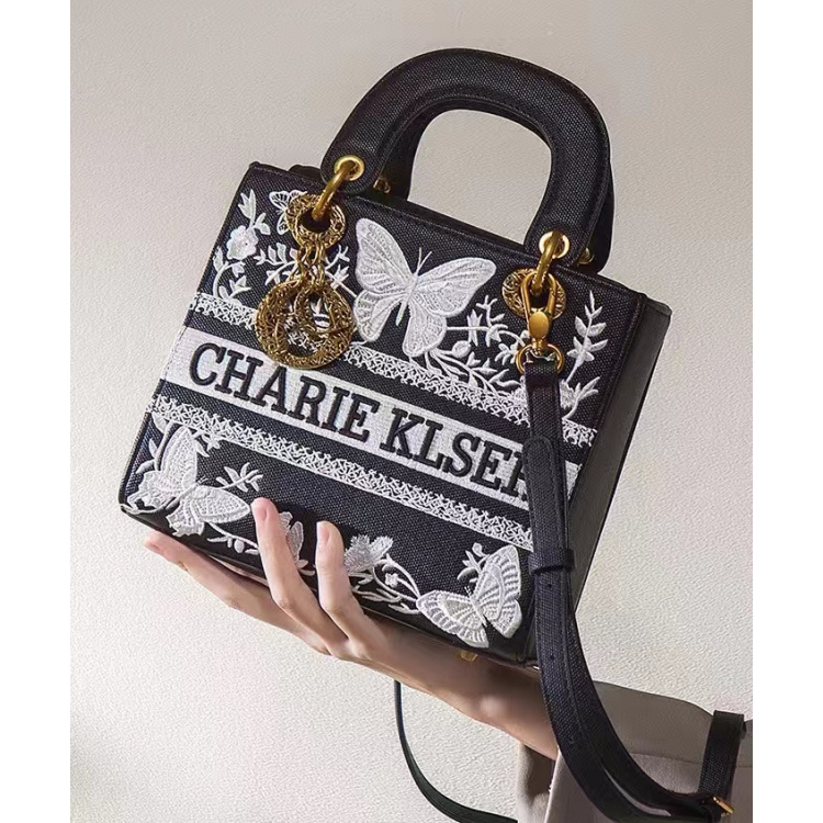 复古托特包小众潮流手拿包高奢斜跨H147