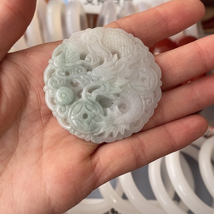 翡翠颈饰未镶嵌清货不退换3号