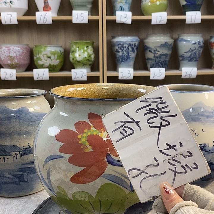 缸23xc景德镇陶瓷花盆