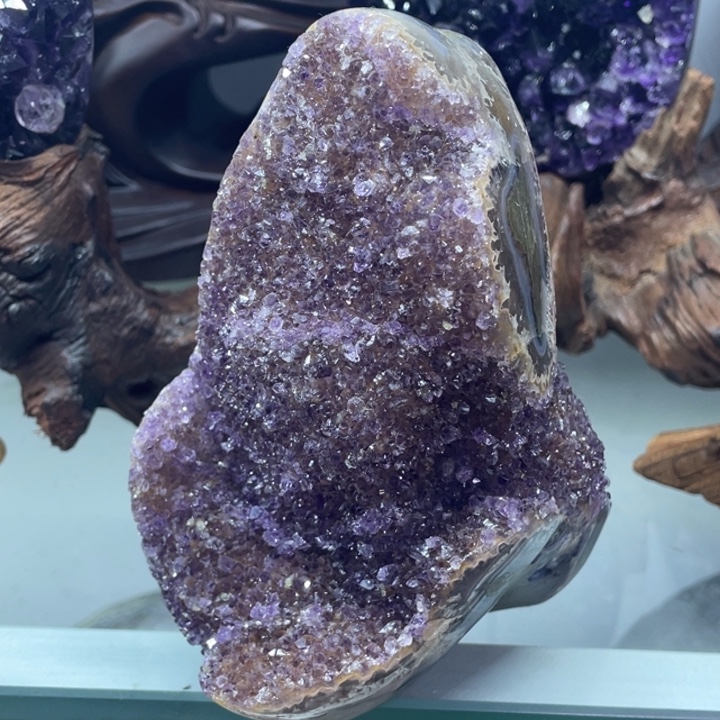 紫晶银S925镶嵌大型摆件（非配饰）