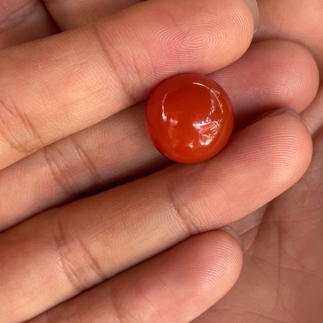 南红玛瑙单珠未镶嵌小*