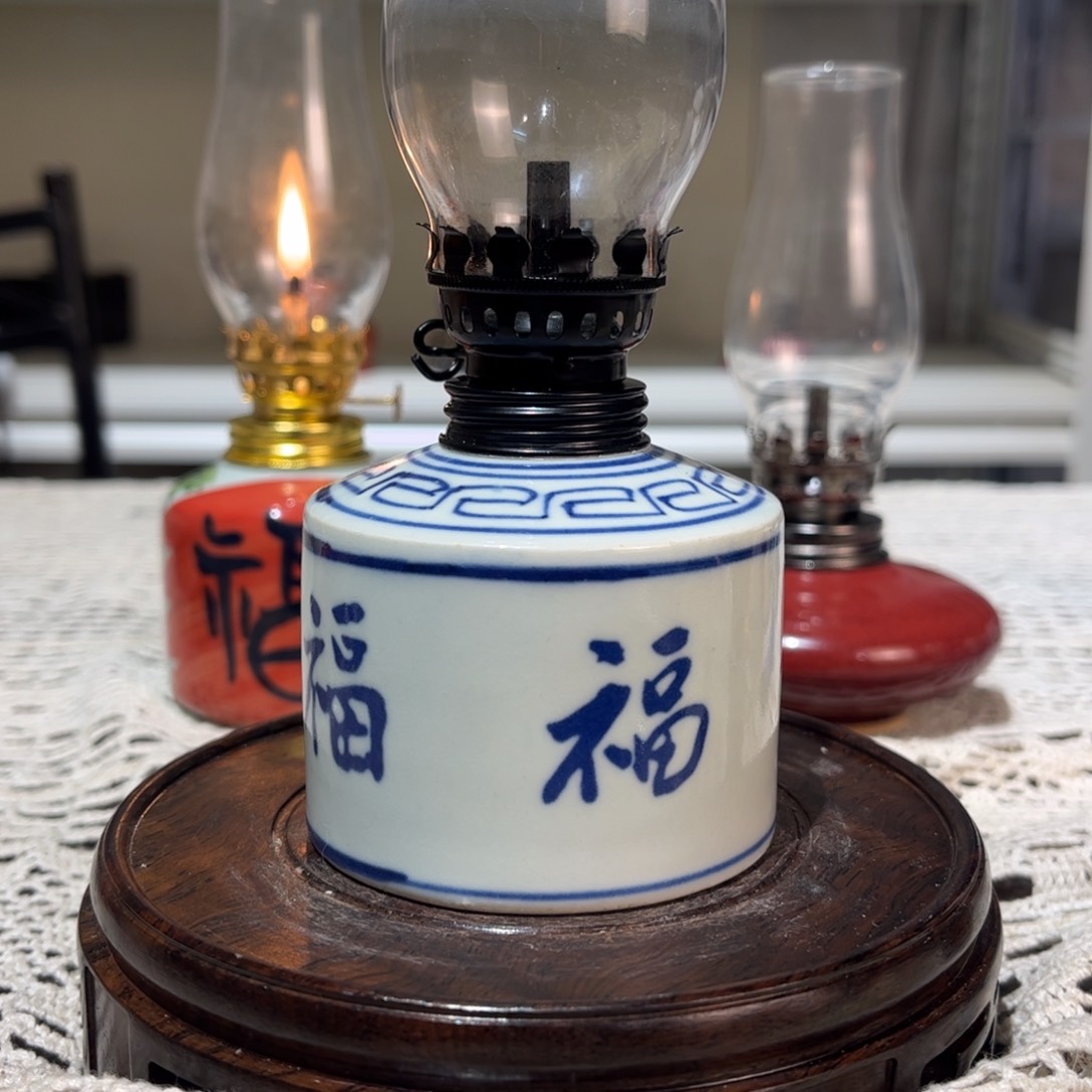 摆件景德镇陶瓷香薰灯