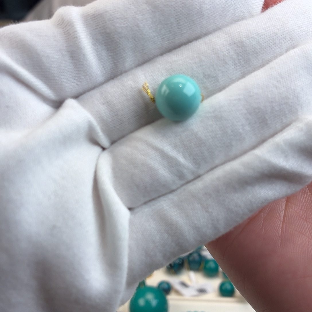 绿松石未镶嵌配饰11.5mm