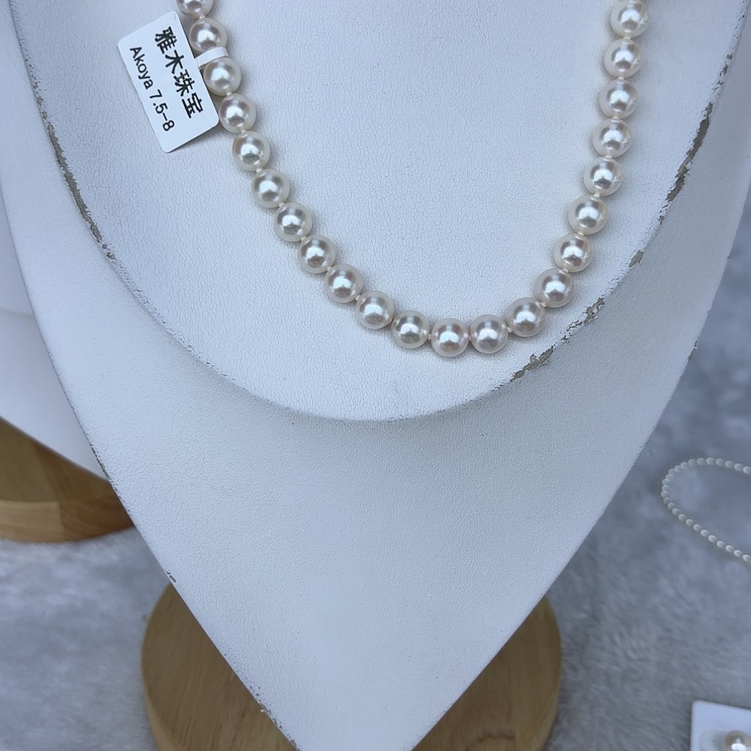 海水珍珠项链银S925镶嵌