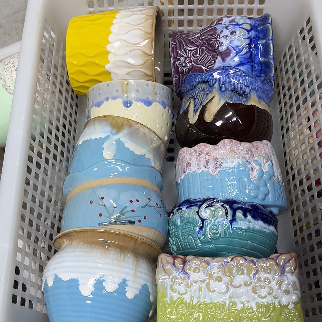 陶瓷陶瓷花盆特价上新口8-10厘米