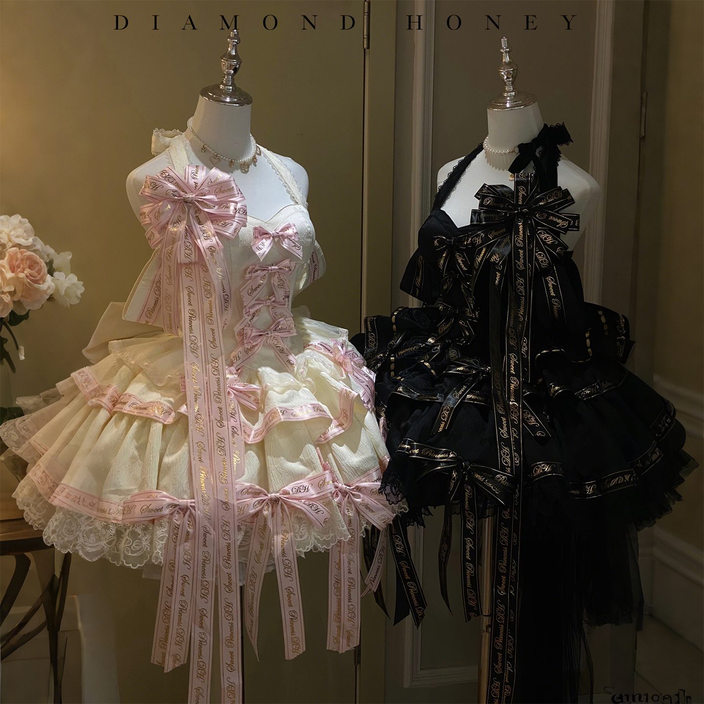 现货【千金缎缎】甜美礼服生日成人礼晚礼服少女大小姐公主裙