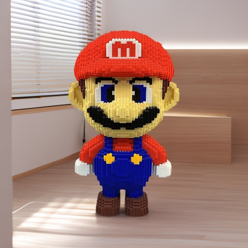 42CM超大号红玛丽颗粒积木益智玩具儿童益智动脑拼装锻炼启蒙