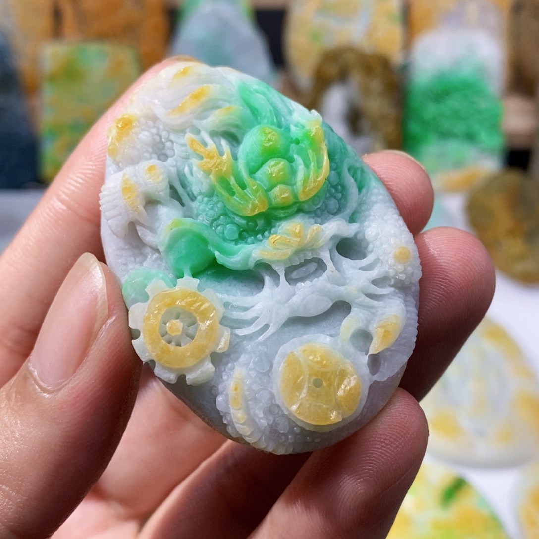 定制翡翠未镶嵌天然翡翠A货