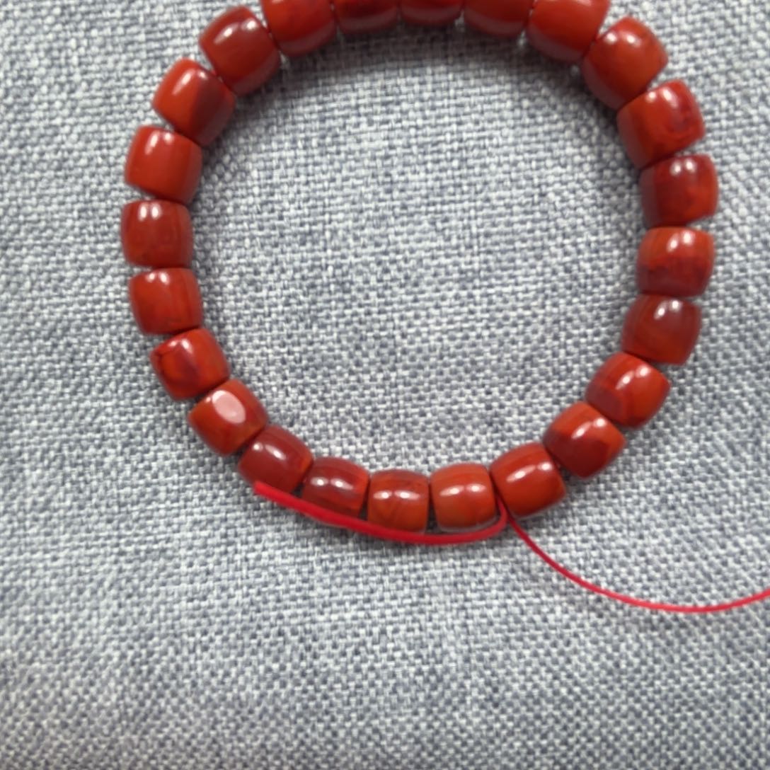 南红玛瑙颈饰合金