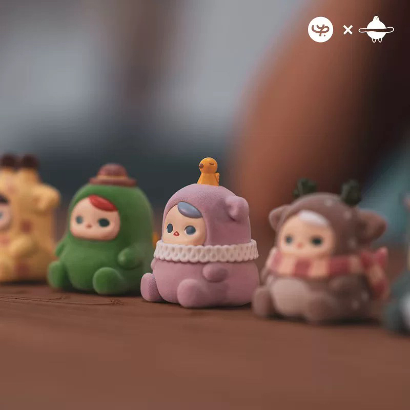 【代拆】PUCKY动物豆子系列盲盒手办摆件可爱