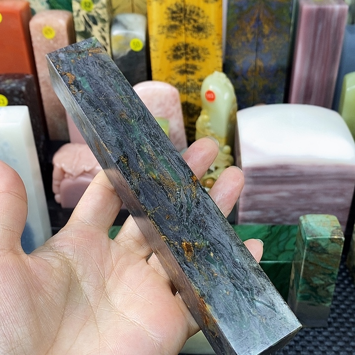 零***渡青田石印石四川石头