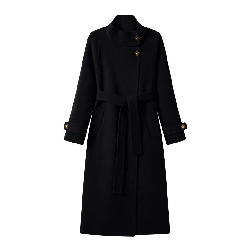 TG高定25新款高端显瘦长款羊毛双面羊绒大衣毛呢外套-239