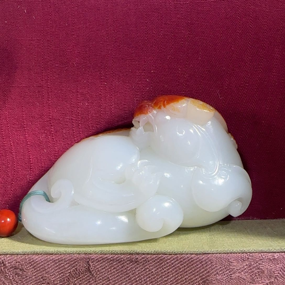 和田玉挂件未镶嵌土*