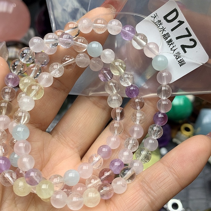 水晶手链多圈未镶嵌水晶