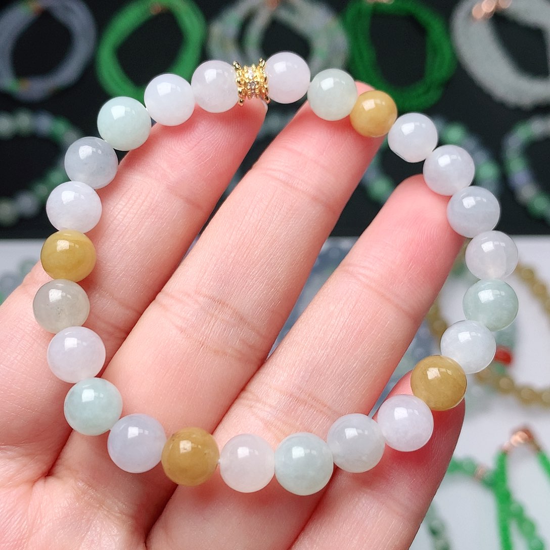 翡翠手链未镶嵌翡翠