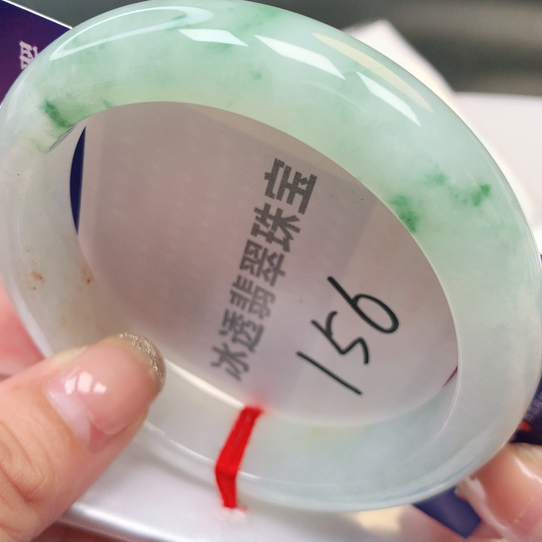 未镶嵌手镯翡翠缅甸纯天然A货翡翠冰飘花156号