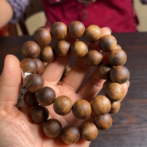 手串沉香白棋17克卡1.5多样性发1条