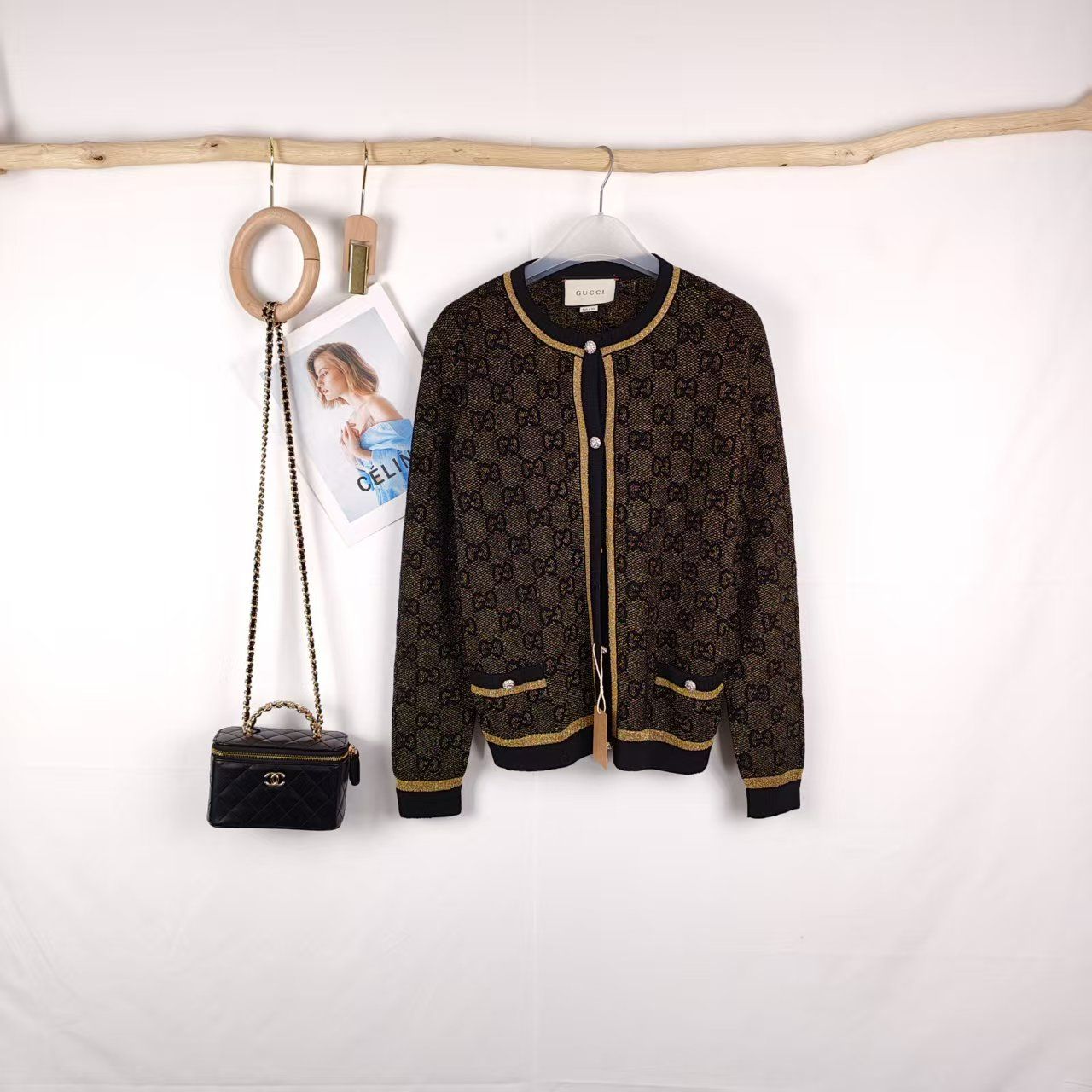 99新 GUCCI/古驰 海囤J/古驰/上衣/L码/ds58391