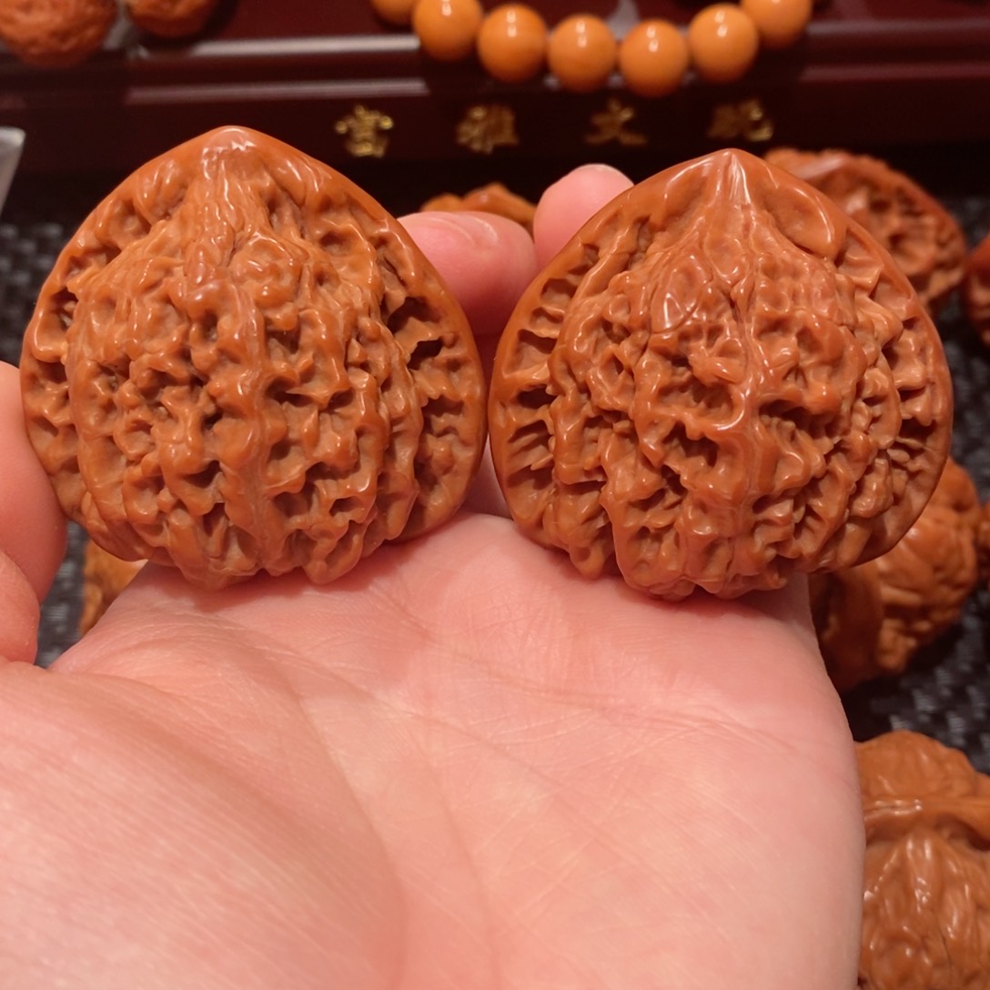 文玩核桃把件官帽