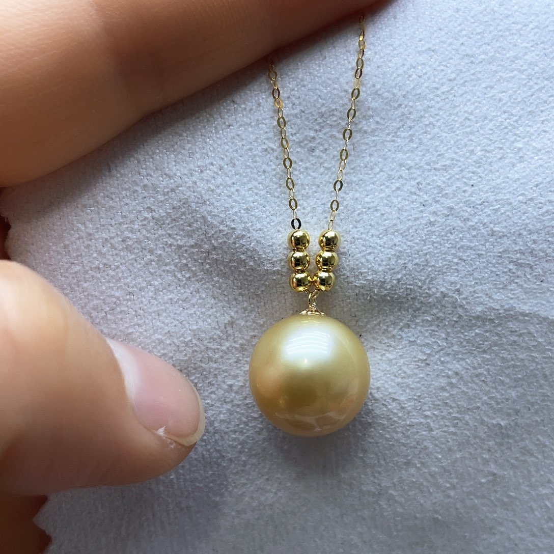 海水珍珠颈饰18K金镶嵌