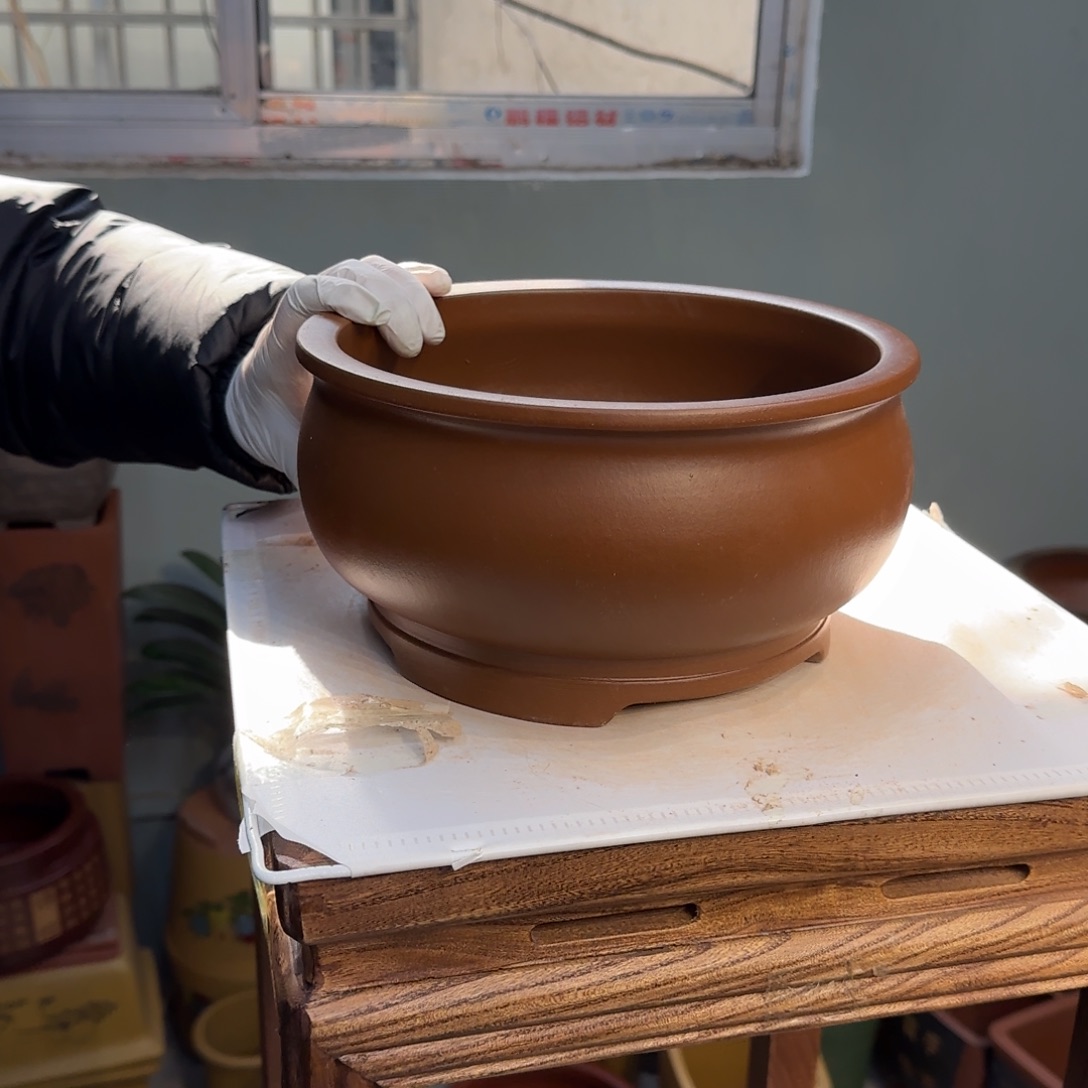 紫砂花盆紫砂口径24