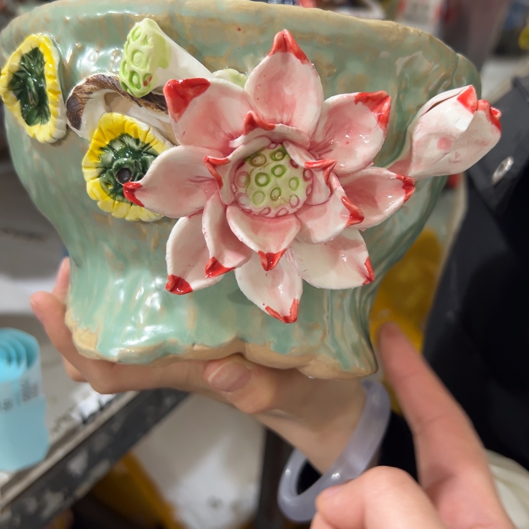 满20米秒退拉黑花盆