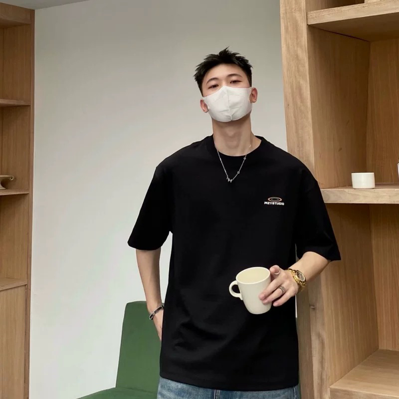 潮牌短袖T恤刺绣情侣印花潮流宽松圆领美式ins休闲百搭夏季男士