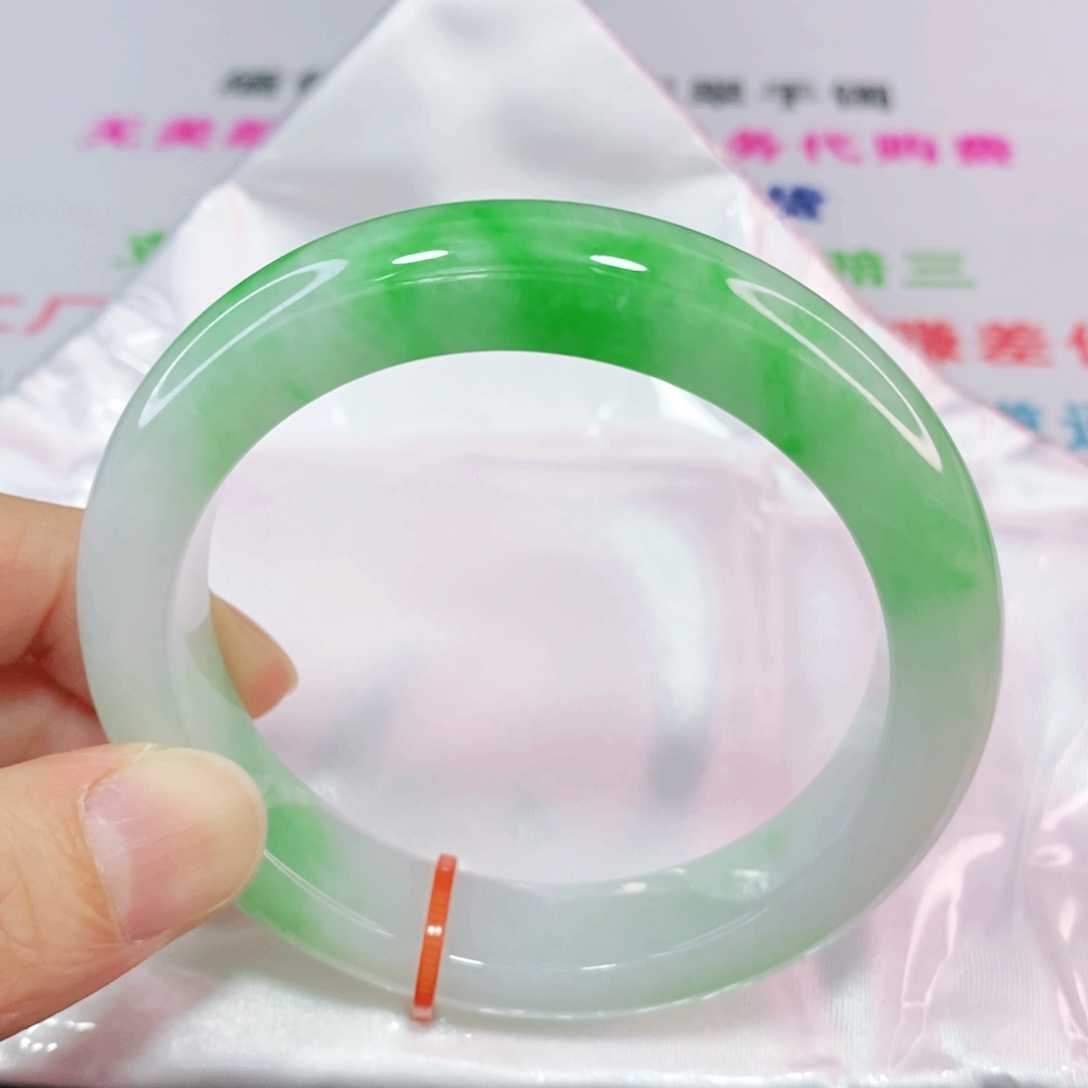 未镶嵌手镯翡翠竹****…57圈口正圈-高品质毕业款