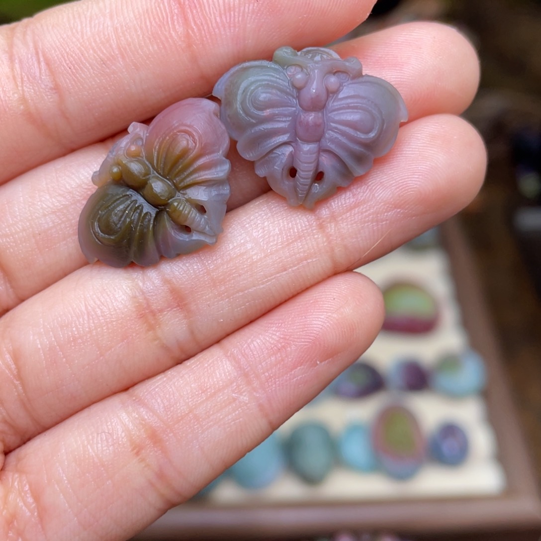 玛瑙/玉髓珠宝半成品未镶嵌盐源玛瑙福利