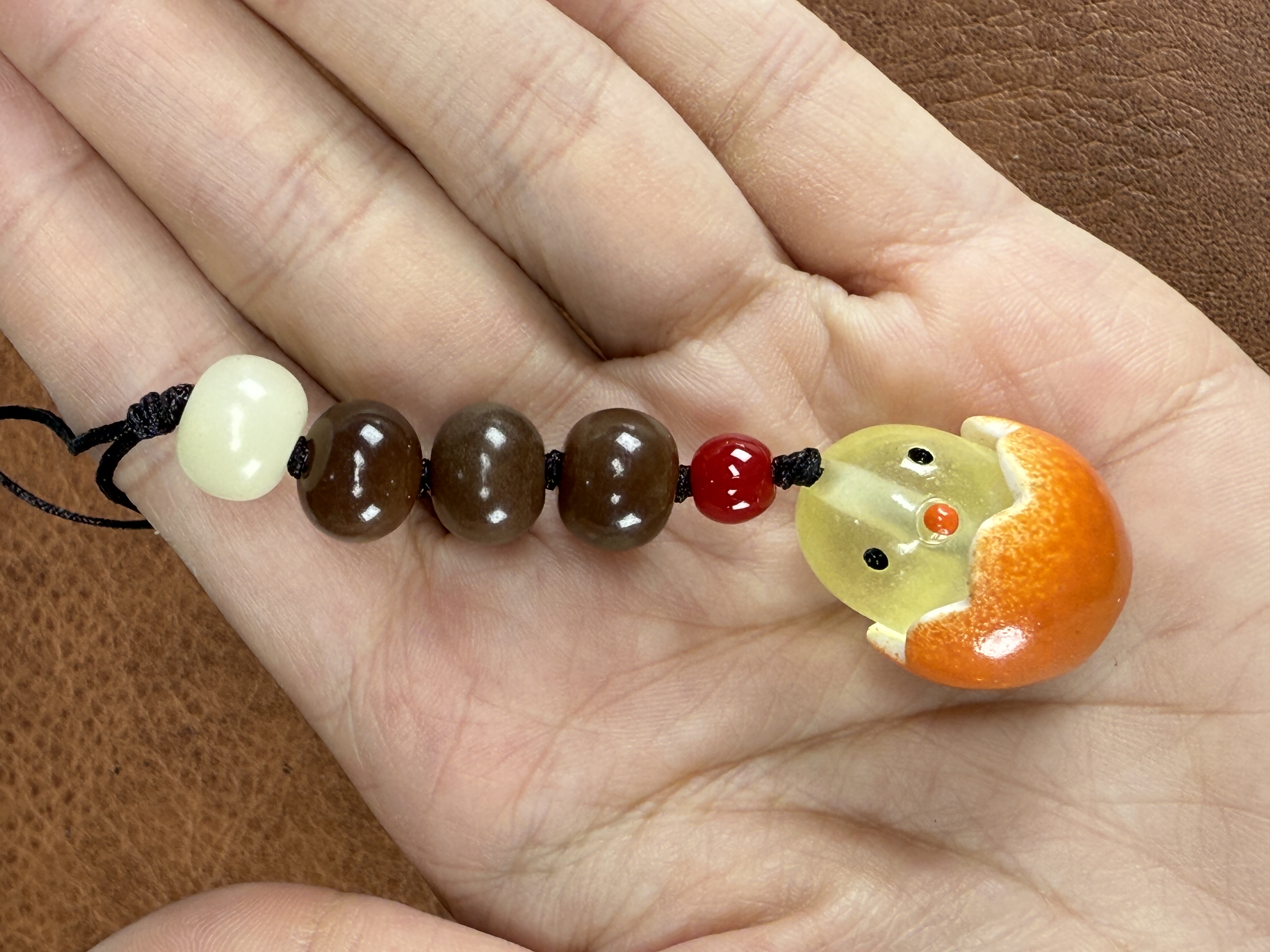 Y993-小鸡菩提挂件【无礼盒】2