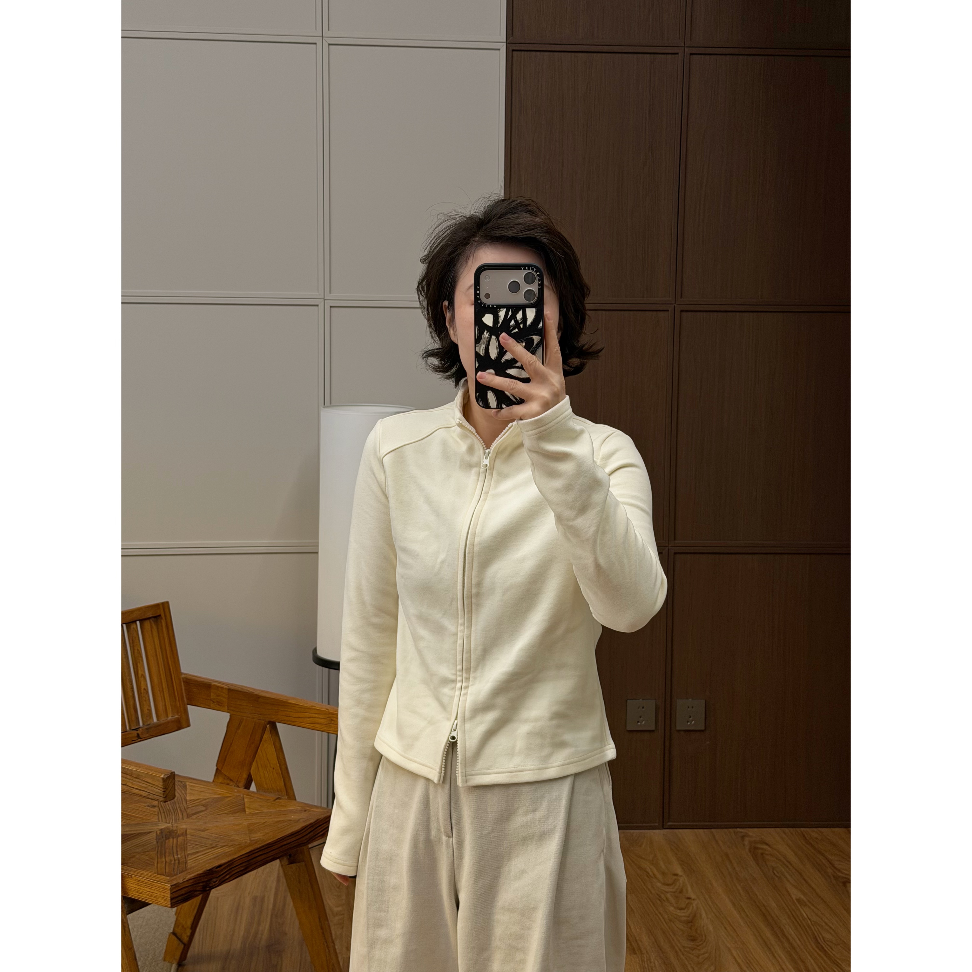 zhukele 修身德绒外套