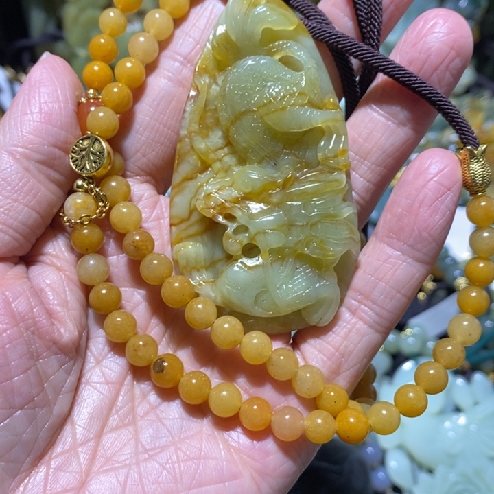 岫玉岫玉吊坠未镶嵌