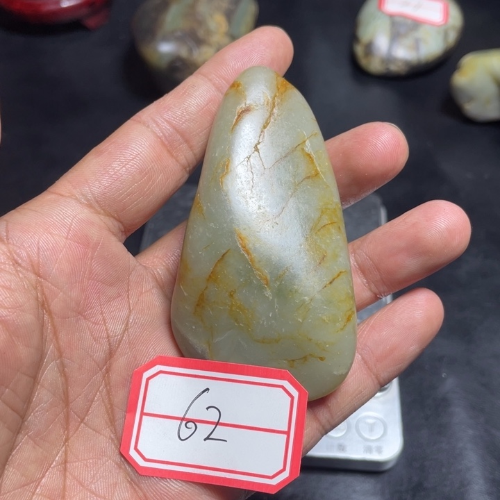 和田玉未镶嵌颈饰62