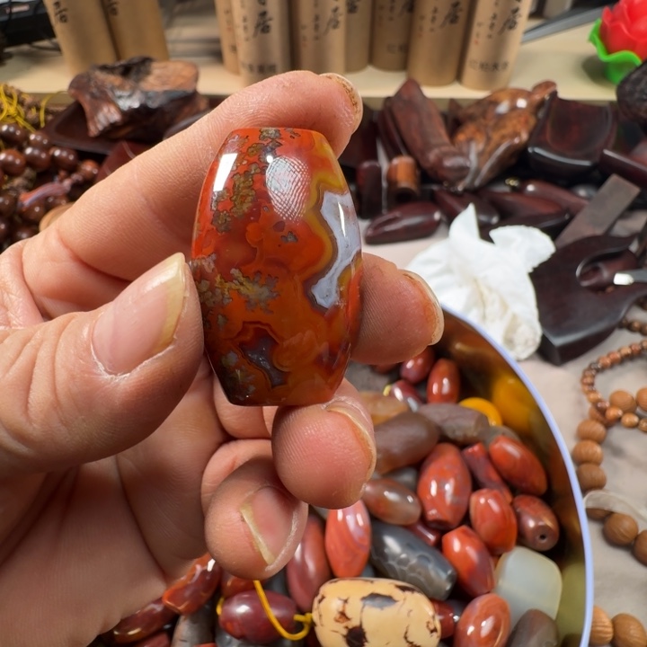 鱼***跃手串/手链小叶紫檀