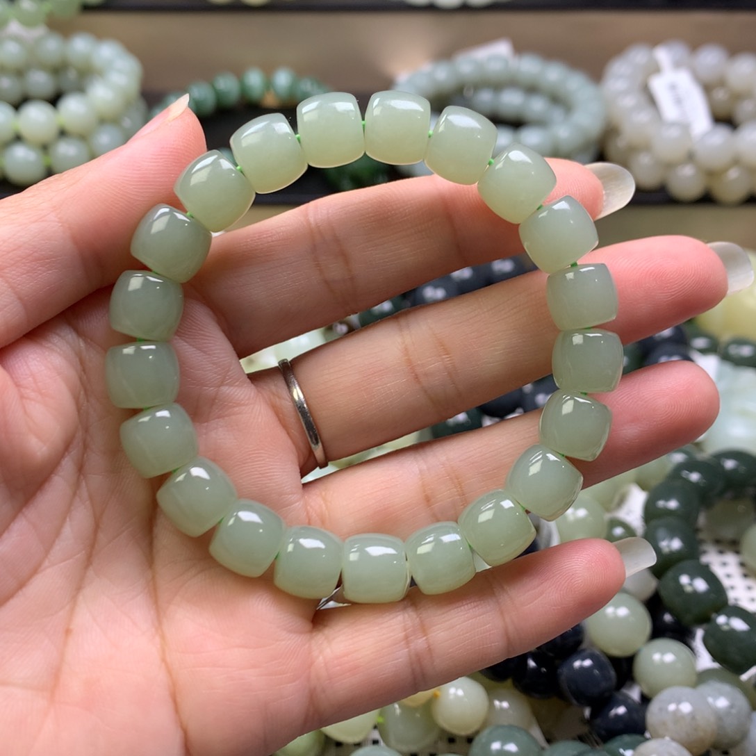 和田玉手链未镶嵌