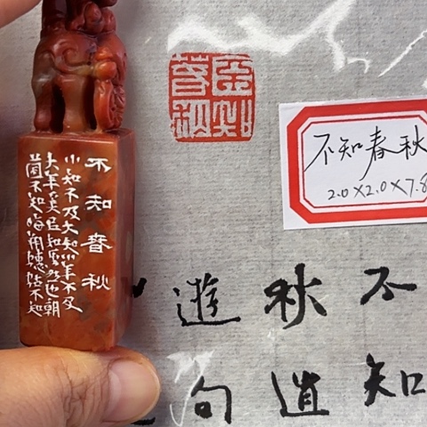 青田石印石篆刻作品