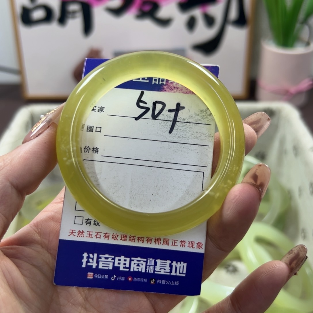 蛇纹石玉手镯未镶嵌475