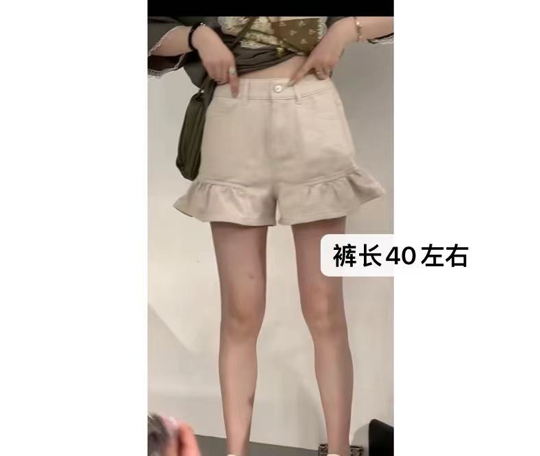 凤儿家-6681 木耳花边短裤