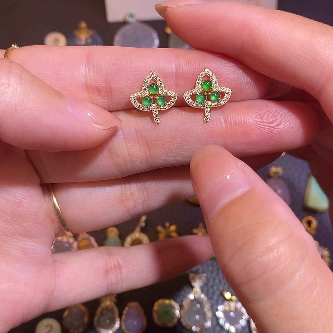 翡翠银S925镶嵌项链