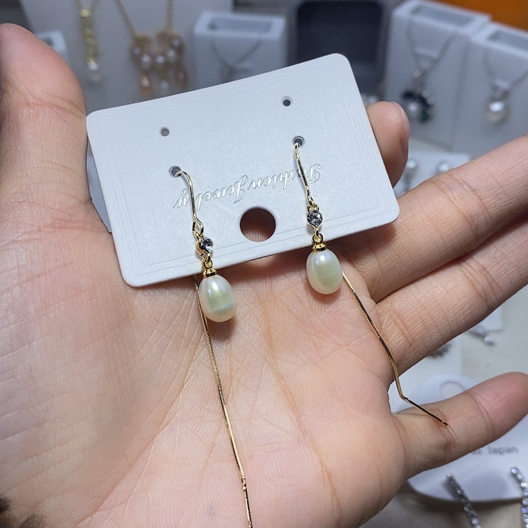 淡水珍珠耳饰未镶嵌