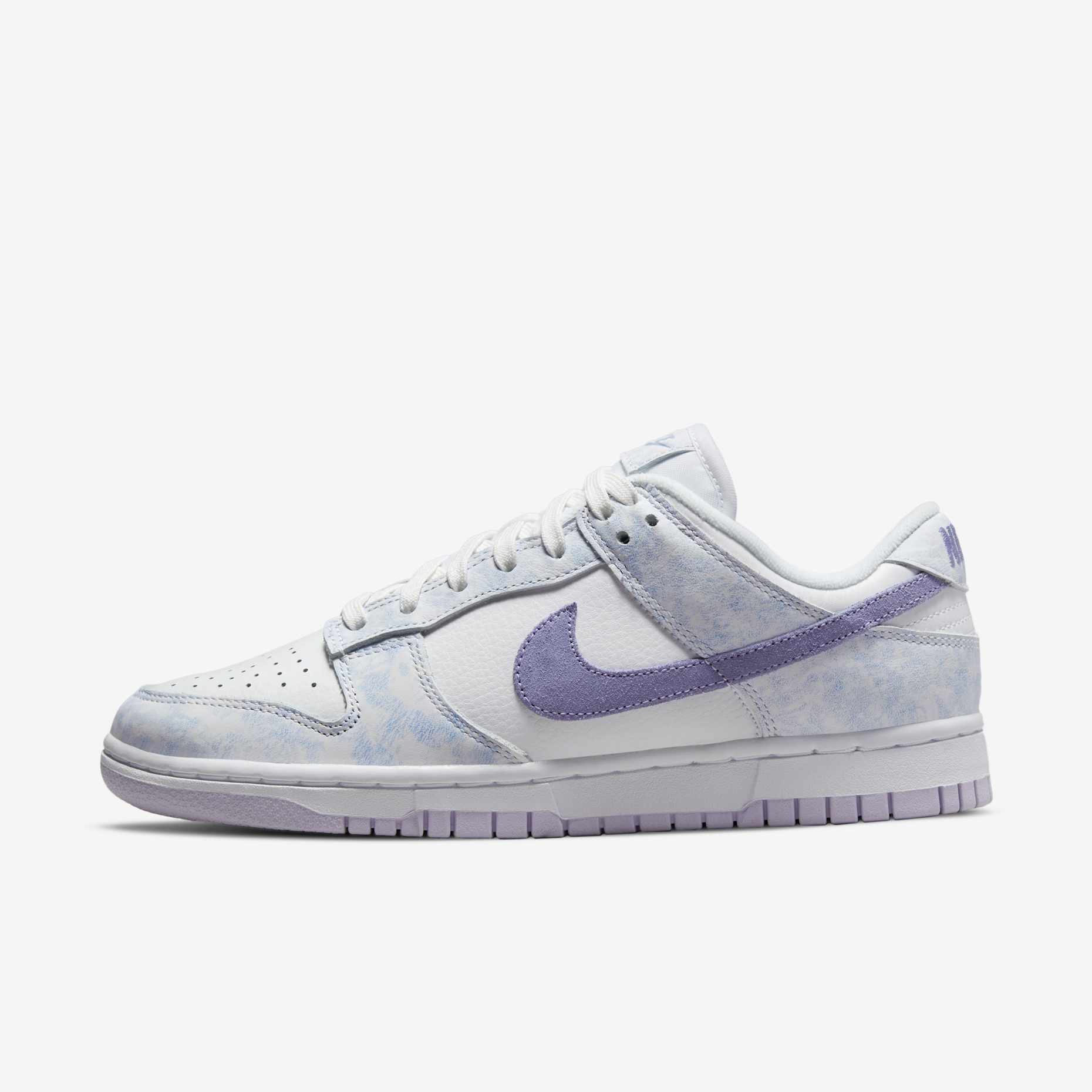 NIKE/耐克【商城】女子DUNK LOW OG 白紫扎染运动板鞋 DM9467-500